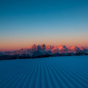 Abendstimmung am Rooskopf Region Zauchensee Salzburger Land