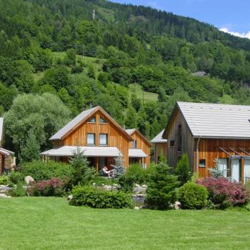 Alps Residence - Ferienpark Kreischberg - Teich mit Ferienhäusern