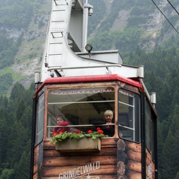 Die Pfingstegg Bahn führt hoch hinauf