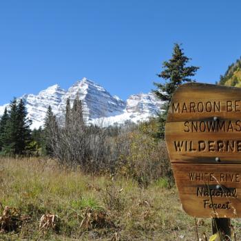 Wanderweg Beschilderung in Colorado