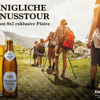 Gewinne exklusive Plätze für die „König Ludwig Weissbier Genusstour“ beim AlpenTestival in Garmisch-Partenkirchen am 5. August 2017