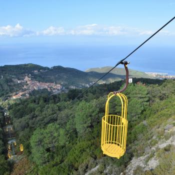 Mit einer außergeöhnlichen Seilbahn kann man auch bequem auf den Monte Capanne gelangen - (c) Gabi Vögele