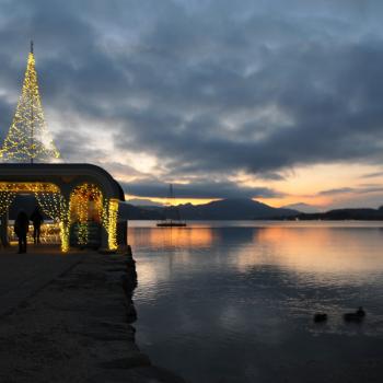 Christbaumversenken im Wörthersee