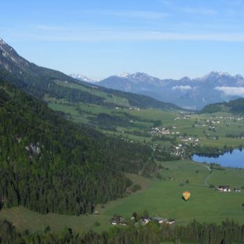 Mit dem Heißluftballon über den Walchsee - (c) Jörg Bornmann