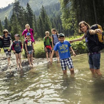 Familienurlaub Kleinwalsertal Kinder Spaß Urlaub Vorarlberg