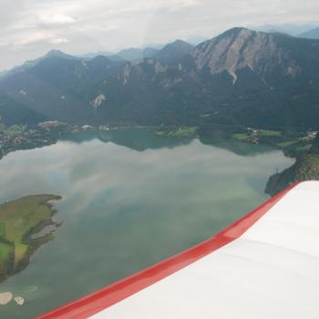 Mit dem Segelflieger über den Walchensee