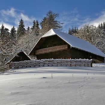Das Geburtshaus des berühmten Sohnes der HOCHsteiermark, Peter Rosegger, im Winter - (c) Jakob Hiller