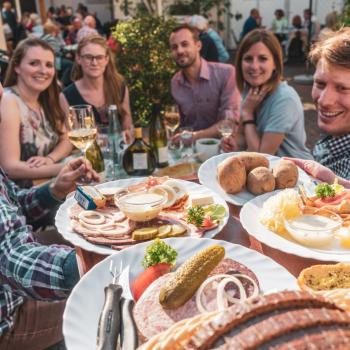 Brotzeit in der Häckenwirtschaft - (c) Churfranken e.V./News Verlag