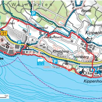 Hagnau – Frenkenbach – Kippenhausen – Kippenhorn - Tanzbrunnen Kippenhausen