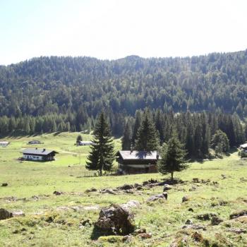 Almhütte Reit im Winkl Gletscherblick