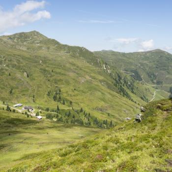 Bergpanorama beim Aufstieg zum Großvenediger Wildkogel Arena, Neukirchen, Bramberg, Pinzgau, Salzburger Land