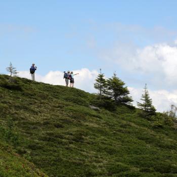 Wer den Weg über den Mountain-View Trail nimmt, hat einen phantastischen Blick auf die Schweizer Skyline