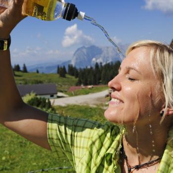 Frauen wandern anders - Auch Extrembergsteigerin Gerlinde Kaltenbrunner testete das Frauenwandern und stand uns für einige Fragen zur Verfügung - (c) Norbert Eisele-Hein