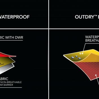 Mit der neuer OutDry-Technologie ist die Regenhose komplett wasserdicht - (c) Columbia