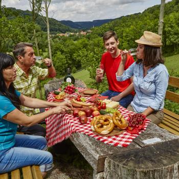 Wandervergnügen im „Liebliches Taubertal“ - Tagestouren und Streckenwanderwege erleben - (c) Tourismusverband „Liebliches Taubertal“/Peter Frischmuth