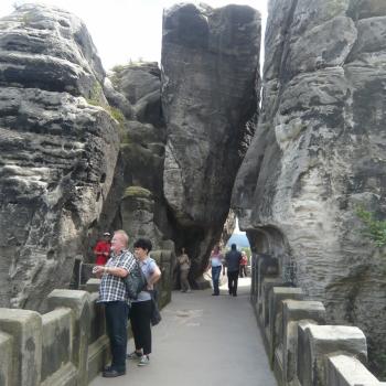 Sachsen Sächsische Schweiz Malerweg Basteibrücke