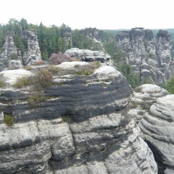 Sachsen Sächsische Schweiz Malerweg Felsformation