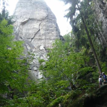 Sachsen Sächsische Schweiz Malerweg Felsformation