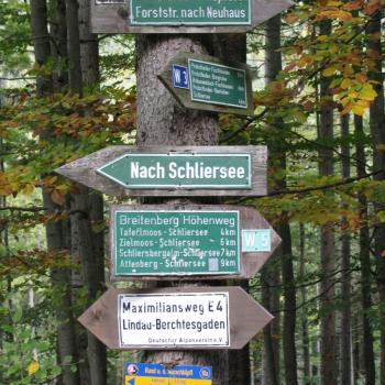 Schliersee Wanderwege Beschilderung