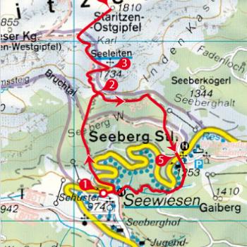 Zu prächtigen Aussichtspunkten hoch über dem Seetal und Seeberg - (c) Rother Bergverlag