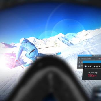 Datenbrille – ferngesteuert durchs Skigebiet - (c) Ski Amadé