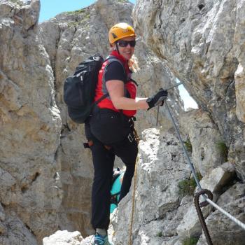 Klettern im Rosengarten - Anstrengend ist’s nur für die ungeübten Arme - (c) Susanne Wess