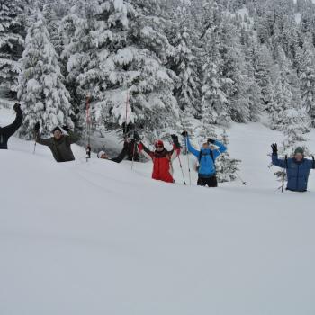 'Tiefschneetauchen' im Defereggental - Osttirol