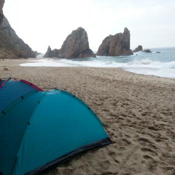 Zelten am Strand