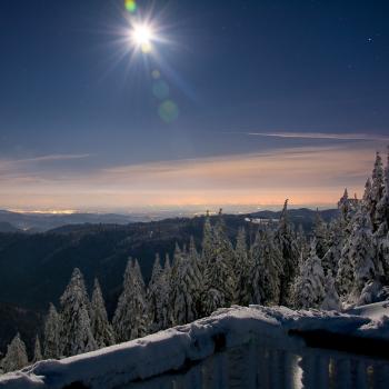 Weiße Wanderwege auf den Top Trails in den schönsten Regionen Deutschlands - Vollmond auf dem Westweg 