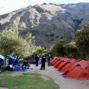 Unser Camp für die Nacht - (c) Christine Kroll