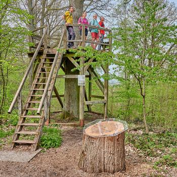 Aussicht am Teufelshäusel bei Burgbernheim - (c) Romantisches Franken/F. Trykowski