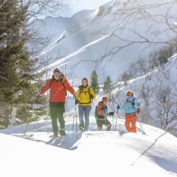 Stapfvergnügen am Fuße der 3.000er - Schneeschuhwanderung Silvretta Bielerhöhe - (c) Stefan Kothner/Montafon Tourismus