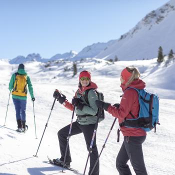 Stapfvergnügen am Fuße der 3.000er - Schneeschuhwanderung Silvretta Bielerhöhe - (c) Stefan Kothner/Montafon Tourismus