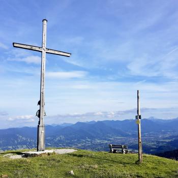 ...Zwiesel blicken wir hinab ins Isartal - (c) Christine Kroll