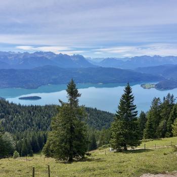 ...und Walchensee auf dem Weg zum Jochberg - (c) Christine Kroll