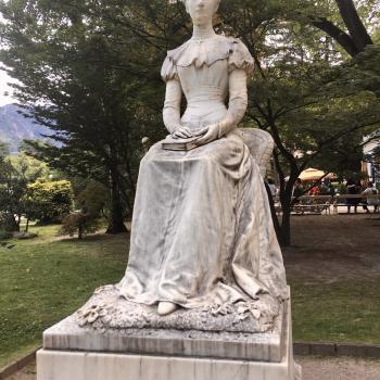 Die Sissi-Statue im Elisabeth-Park in Meran - (c) Enric Boixadós