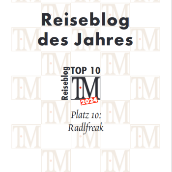 Platz 10 für radlfreak.de - (c) www.touristikpr.de