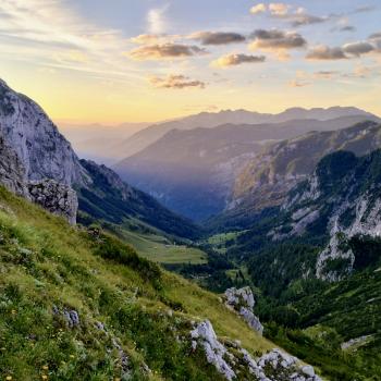 Ein Sonnenaufgang in den Bergen ist immer schön - (c) Christine Kroll