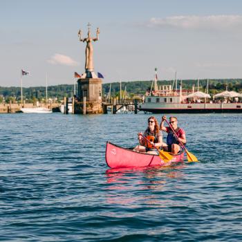 Naturerlebnisse am Westlichen Bodensee, rund um Konstanz. Ob zu Fuß, mit dem Fahrrad oder mit dem Kanu, die Natur kann man hier vielseitig erleben - (c) MTK/Leo Leister