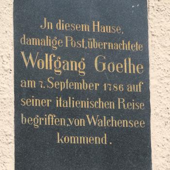 Auch er war, auf seiner Reise nach Italien, hier - (c) Jörg Bornmann