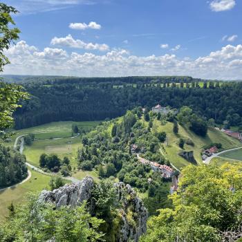 Lautertal - Aussicht Hohengundelfingen - (c) Evelyn und Ralph Scheer