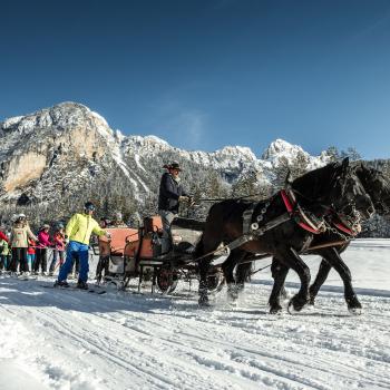 Die Gebirgsjägerrunde ist eine spektakuläre Rundtour auf Skiern durch die Dolomiten - (c) Alex Moling