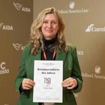 Stefanie Bisping, seit 2025 Mitglied unseres Autorenteams wurde zur Reisejournalistin des Jahres gekürt - (c) Tourismus-PR