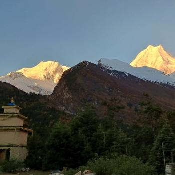 Von Shyala hat man den schönsten Blick auf den Sonnenaufgang am Mount Manasl - (c) Christine Kroll