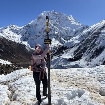 Bis man schließlich in Schnee und Eis unterwegs ist - (c) Christine Kroll