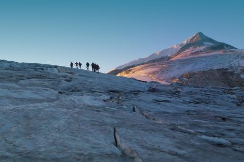 Anstieg zum Großvenediger von Neukirchen und Bramberg in der Wildkogel Arena, Pinzgau, Salzburger Land