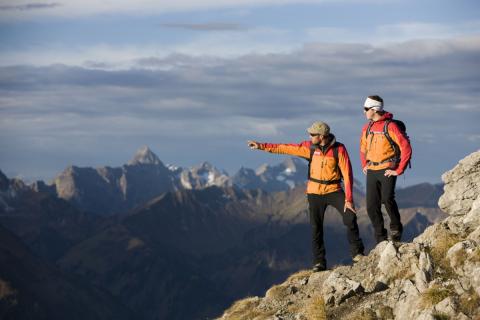 Kleinwalsertel Aktivsport Wandern Klettern Canyoning Nordic Walking Hochseilgarten Mountain Bike