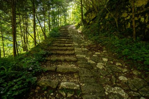 4.444 Stufen bergauf – Calà del Sasso - (c) Maren Recken