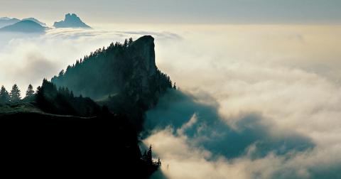 Gipfel des Hochgern im Chiemgau