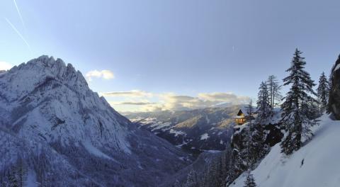 Loipenwandern durch die Dolomiten - (c) Osttirol Werbung Grafik Zloebl GmbH